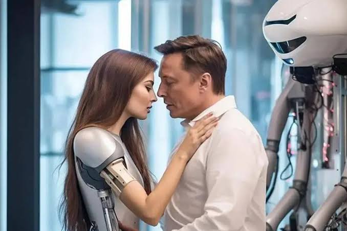 Elon Musk Kisses Robot AI Wife, Sparks Debate About the Future of Artificial Intelligence